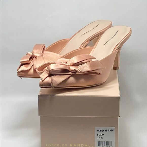 Loeffler Randall Double-Bow Satin Mules size 10.5 - Picture 10 of 12